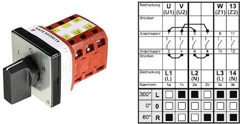 Nockenschalter Klinger&Born 87300046