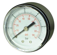 500594  - Manometer 0-6 bar, " hinten