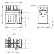 86010731 massblatt - Ersatzsch�tz Klinger&Born KB-04/230/3S1�