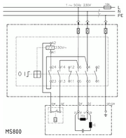 MS500 schaltplan - Wechselstrom-Maschinenschalter bis 4 kW