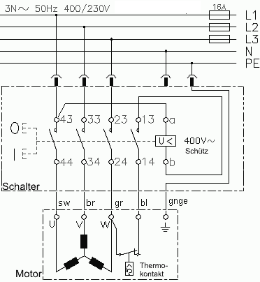 Schaltplan Not Aus - Wiring Diagram