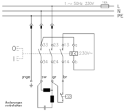 0099.0323 schaltplan - Schalter-Stecker-Kombination K700/ST9 bis 3 kW