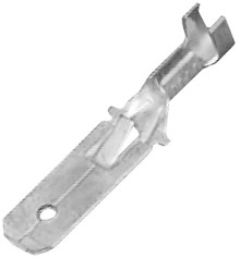 RSQ7613X  - Flachstecker mit Rastzunge 0,5 - 6mm², vorgerollt