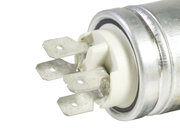 080400MBA/FL 1 - Operating capacitor 8 µF / 450 V, aluminium can, Flat plug