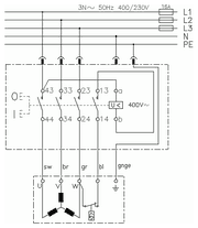 0098.9001 schaltplan - Schalter-Stecker-Kombination K900/TAZ/ST3/KA3