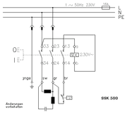 SSK500 schaltplan - Schalter-Stecker-Kombination K700/ST3 bis 3 kW