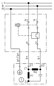 SSK770 schaltplan - Tripus 2-Hebel-Sicherheitsschalter für Bodenschleifmaschinen