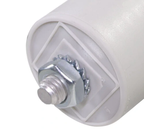 Lumonic Anlaufkondensator Hydra MKP-500 4-A [inkl. Stecker 6,3x0,8mm] | Motorkondensator 4µF 470V 30x48mm I Kondensator mit hochwertigem Metallgehäuse