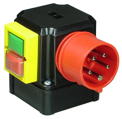 Motorstarter Schalter-Stecker-Kombination DZ08-4 | Für Dreiphasige Maschinen 400V