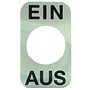 Alu-Kennzeichnung: EIN/AUS - Marquardt 240.001.011