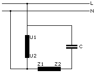 Quadrat d Druckschalter angeschlossen
